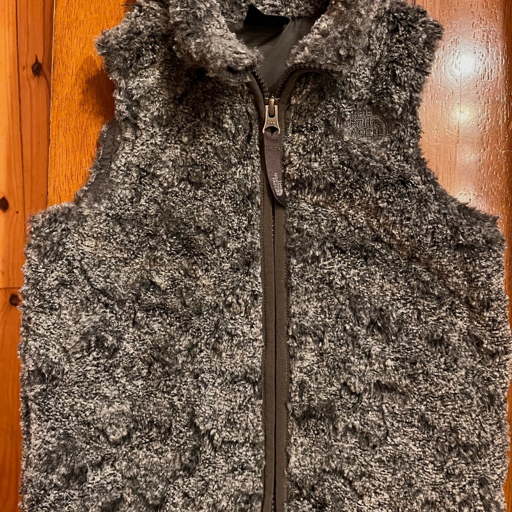The North Face Black and Gray Fleece Jacket
